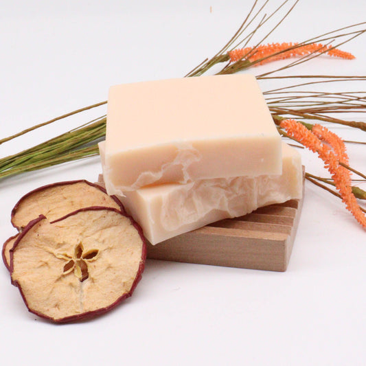 Wild & Natural Handmade Soap Slice - Peach Orchid