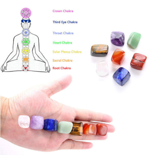 Seven Chakra Polished Stone Set