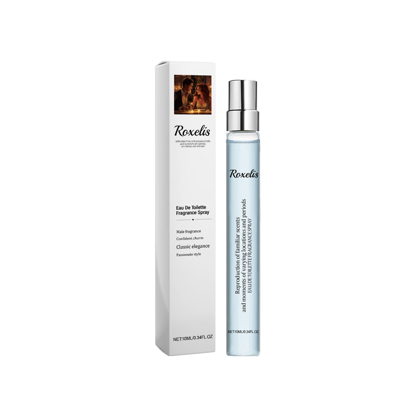 Roxelis Eau De Toilette Unisex Natural Sandalwood Perfume - Tabacco & Pepper