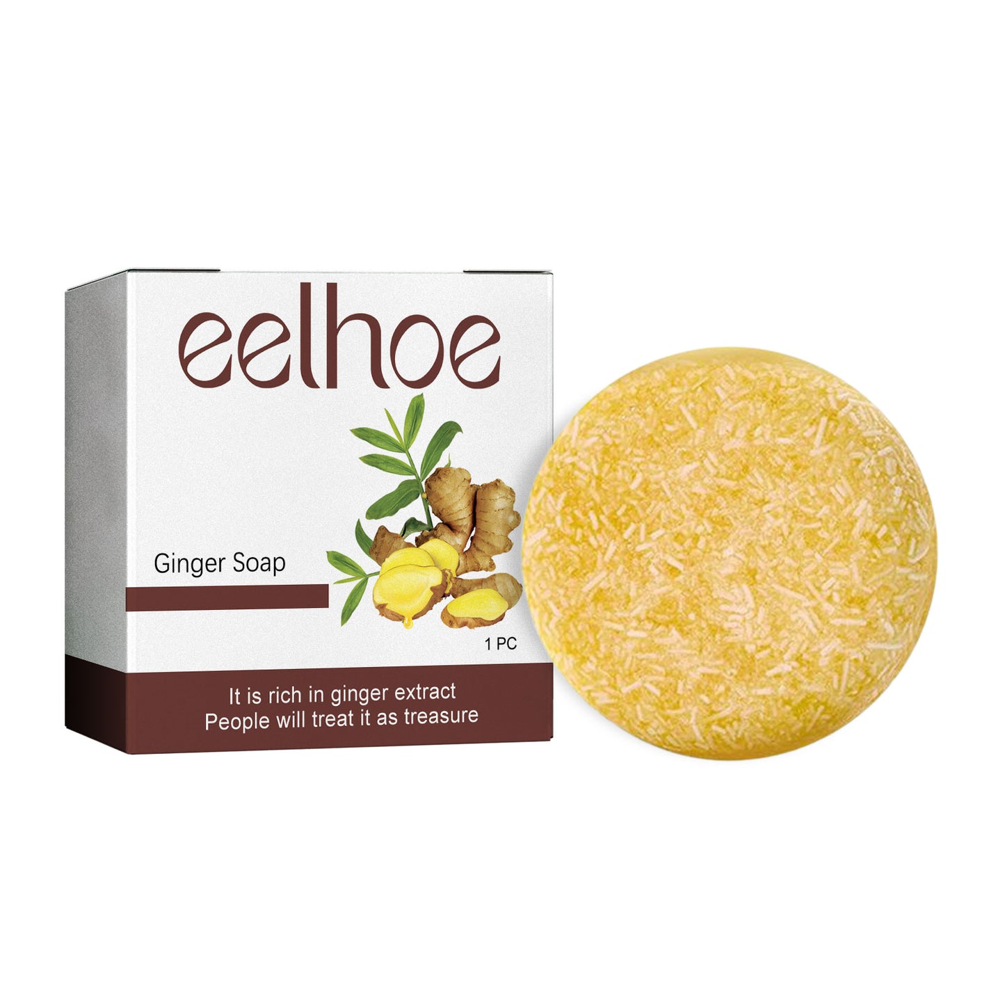 EELHOE Ginger Soap, White Hair Repair Shampoo