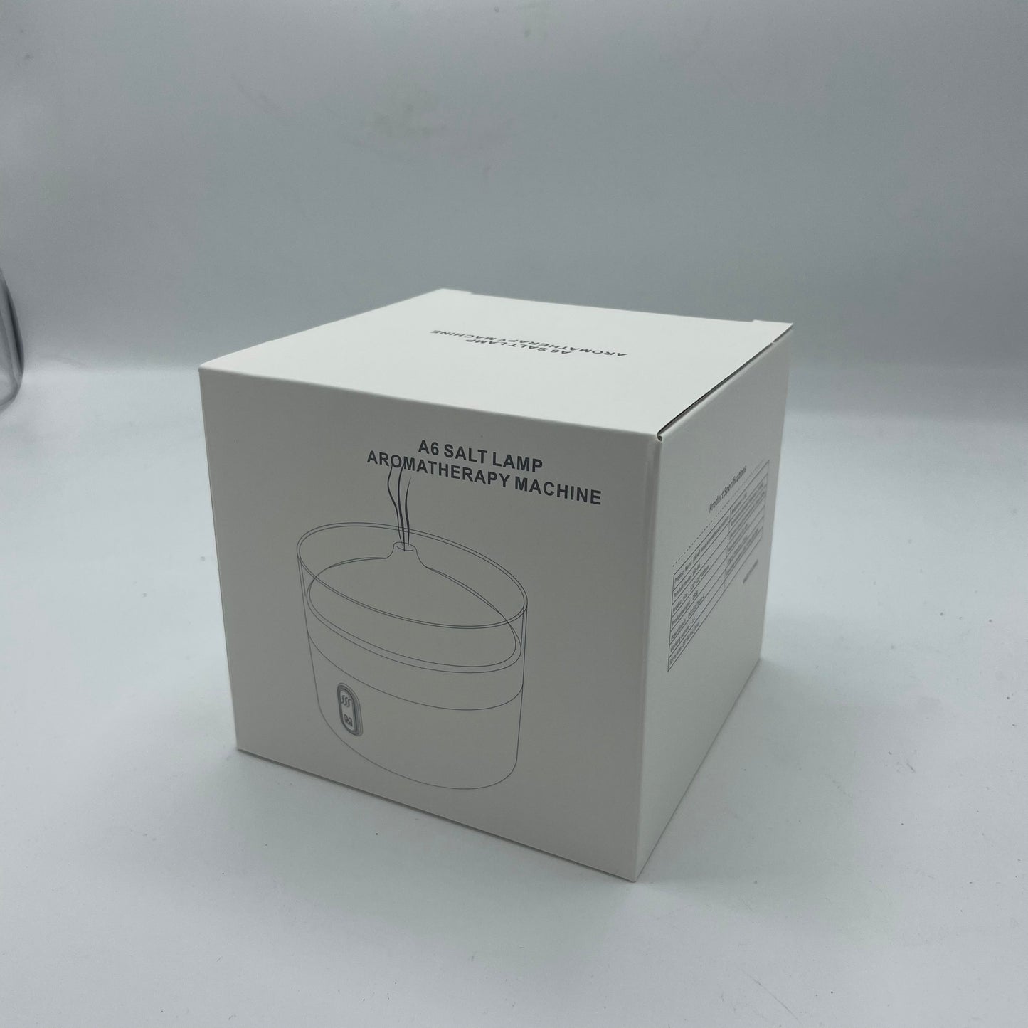 Himalayan Salt Aroma Diffuser - Night Light - USB-C - Flame Effect (salt included)