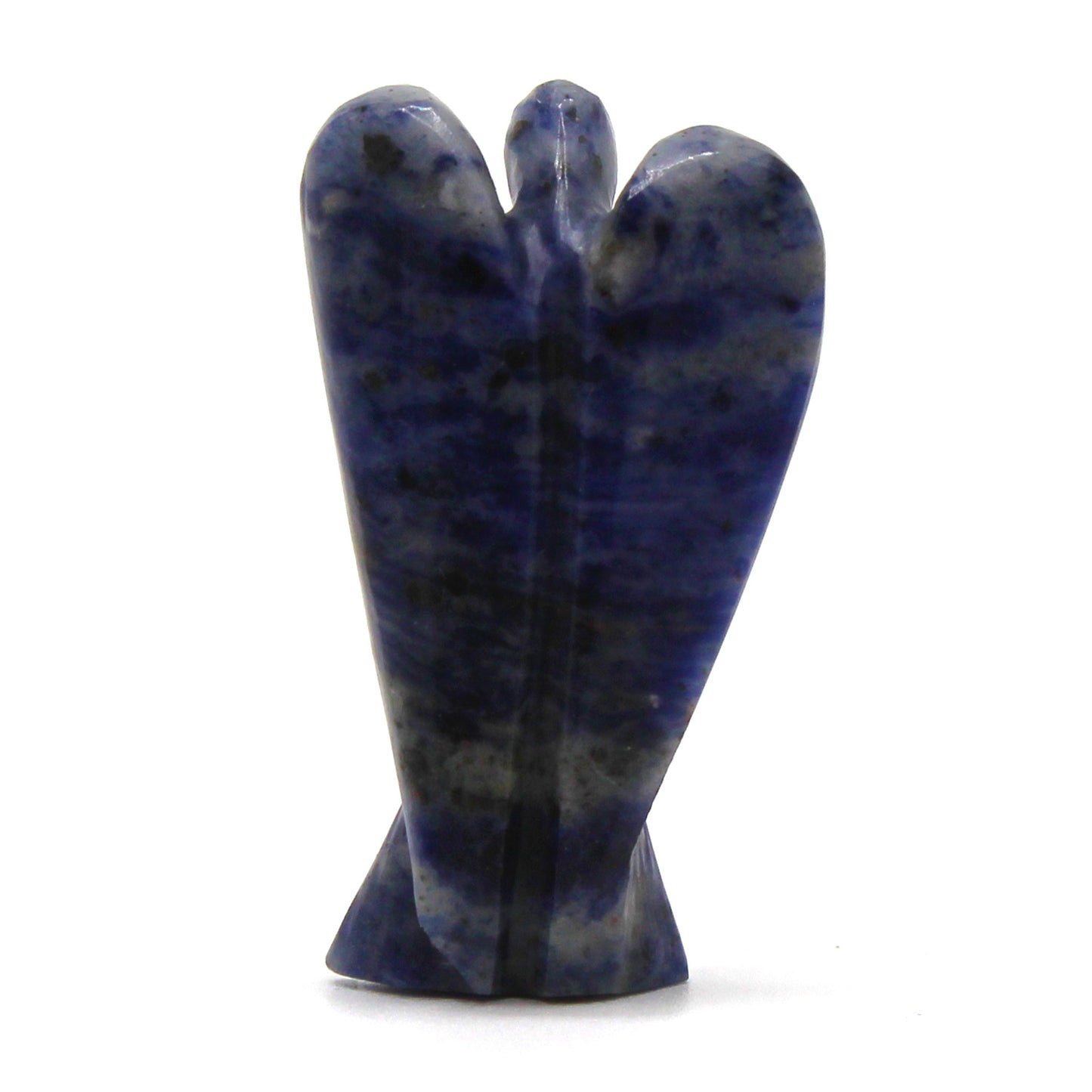 Hand Carved Gemstone Angel - Sodalite