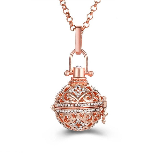 Belly Bell & Essential Oil Diffuser Bola Locket Necklace