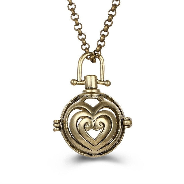 Belly Bell & Essential Oil Diffuser Bola Locket Necklace