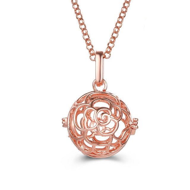 Belly Bell & Essential Oil Diffuser Bola Locket Necklace