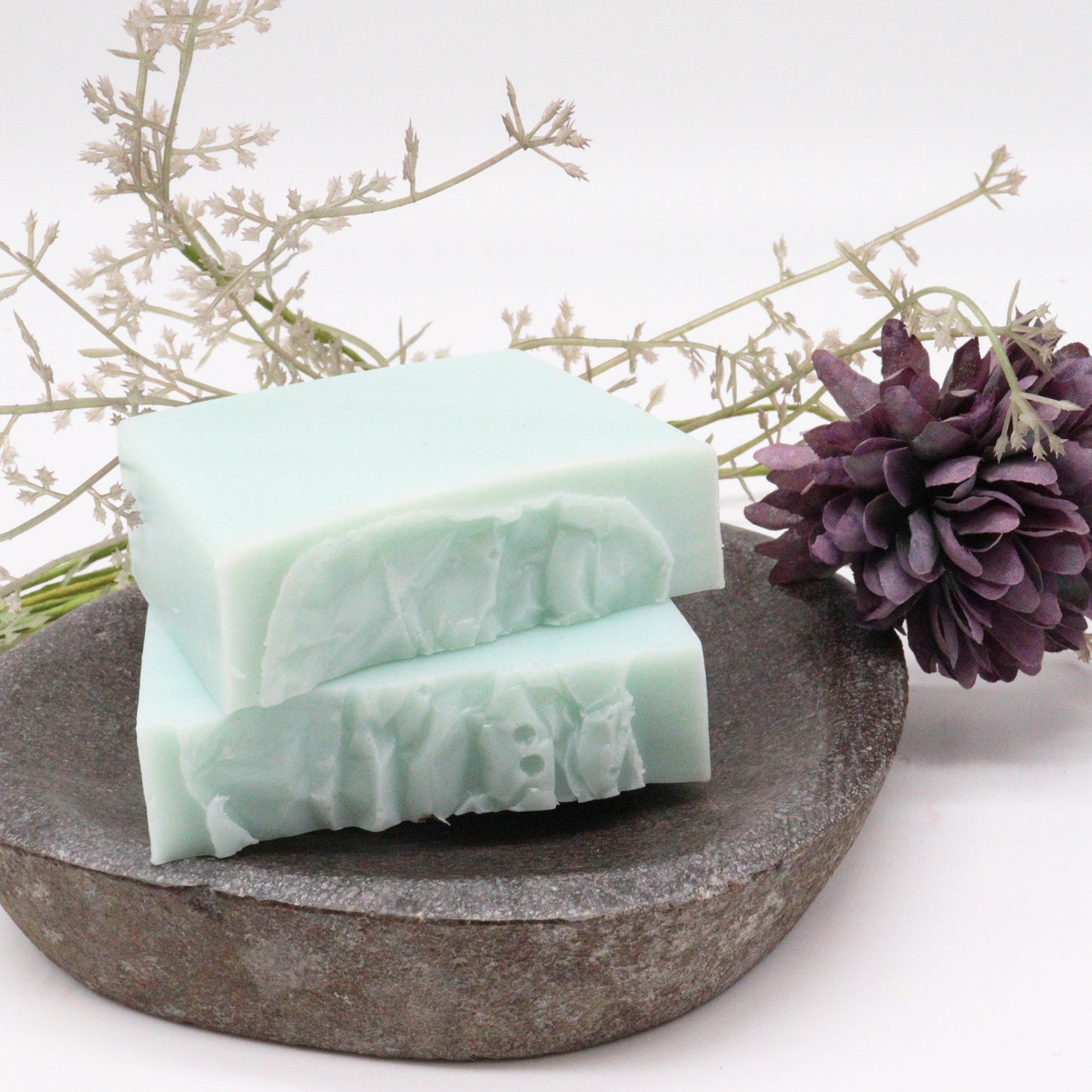 Wild & Natural Handmade Soap Slice - Blueberry Tea