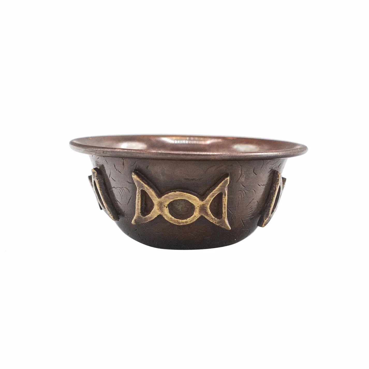 Antique Copper Ritual Bowl + 3 Smudge Sticks Bundle - SAVE 20%