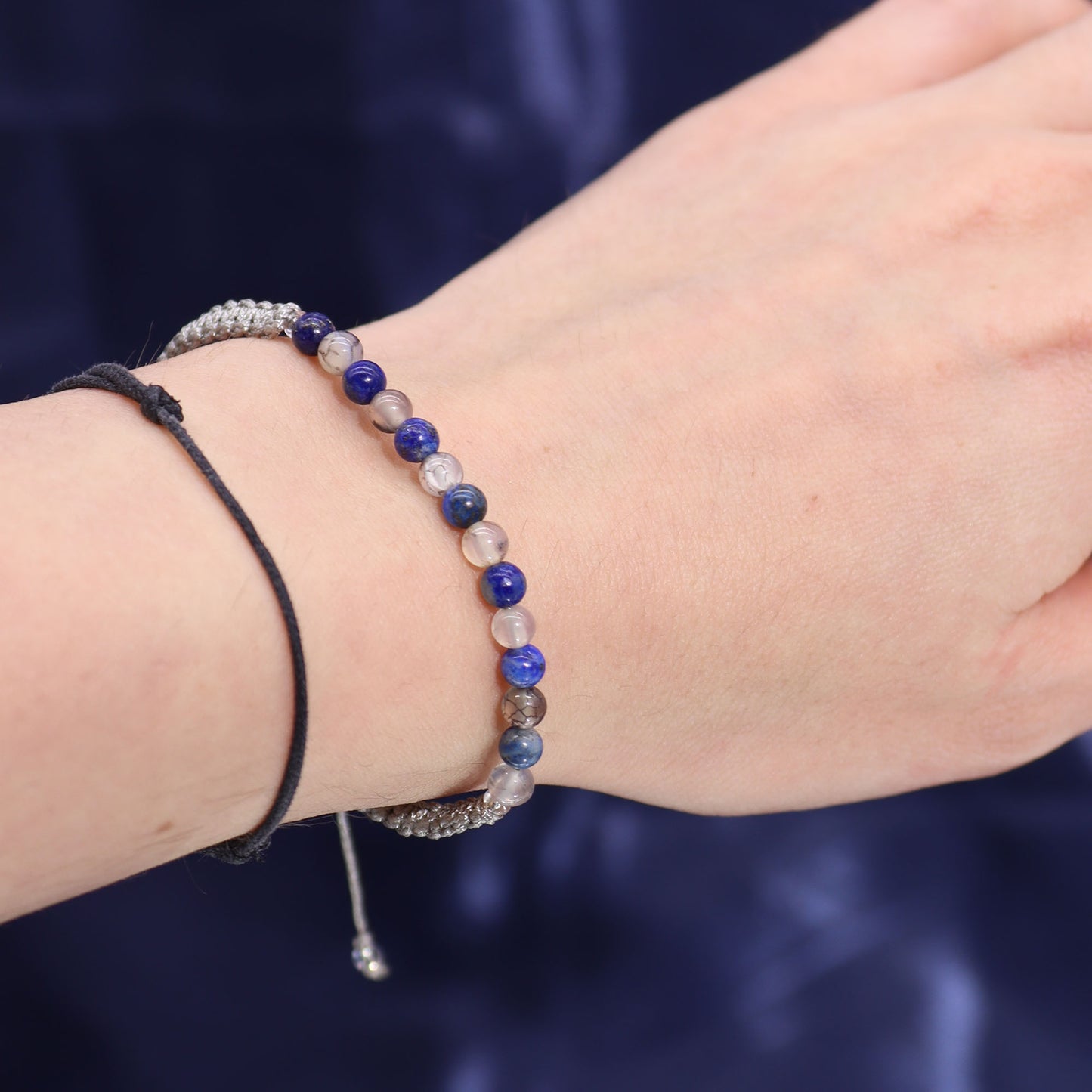 Zodiac Crystal Candle with Gemstone Bracelet - Taurus