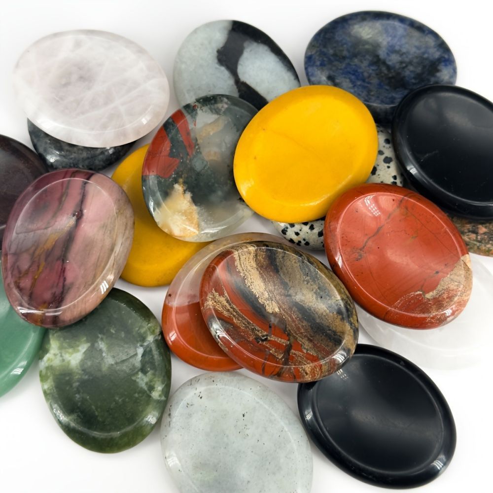 Oval Worry Thumb Stone