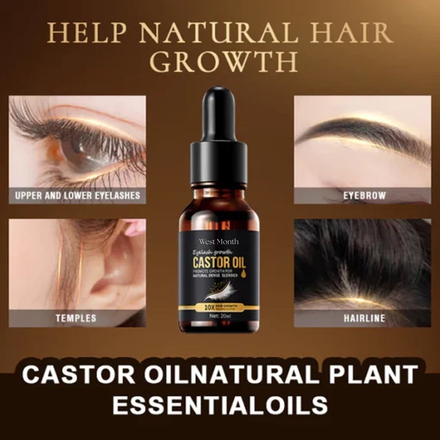 West Month Thickening & Moisturising Castor Oil Mascara