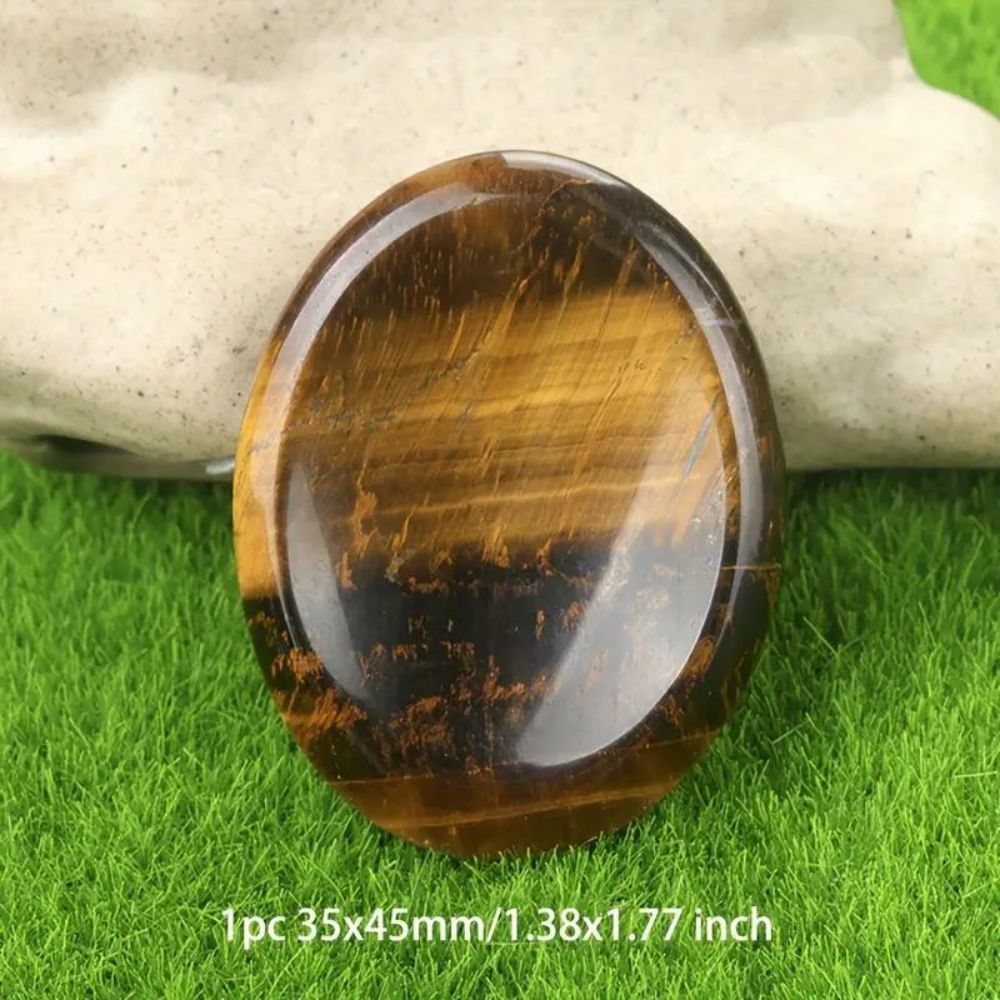 Oval Worry Thumb Stone