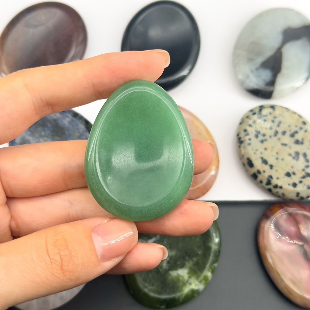 Oval Worry Thumb Stone