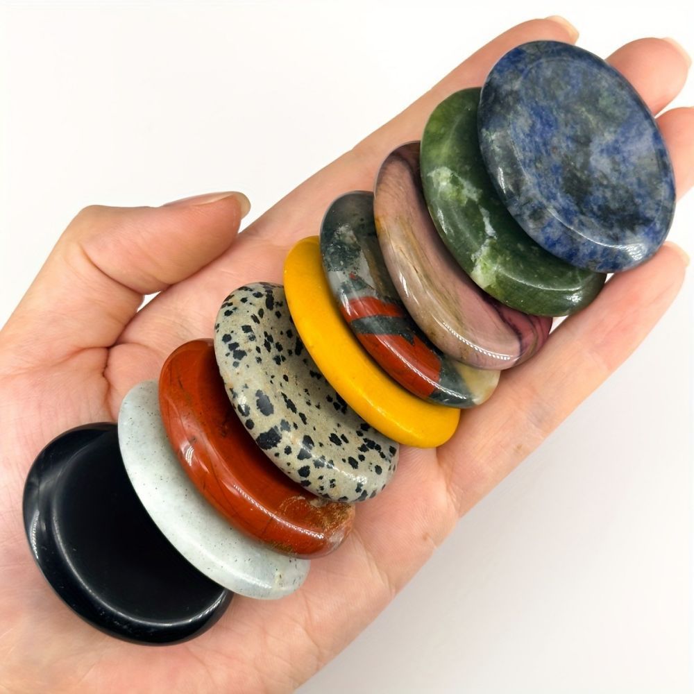 Oval Worry Thumb Stone