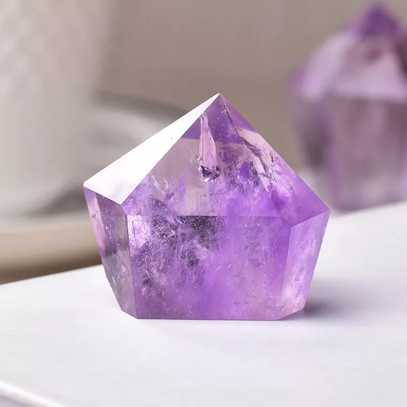 Wide Amethyst Point