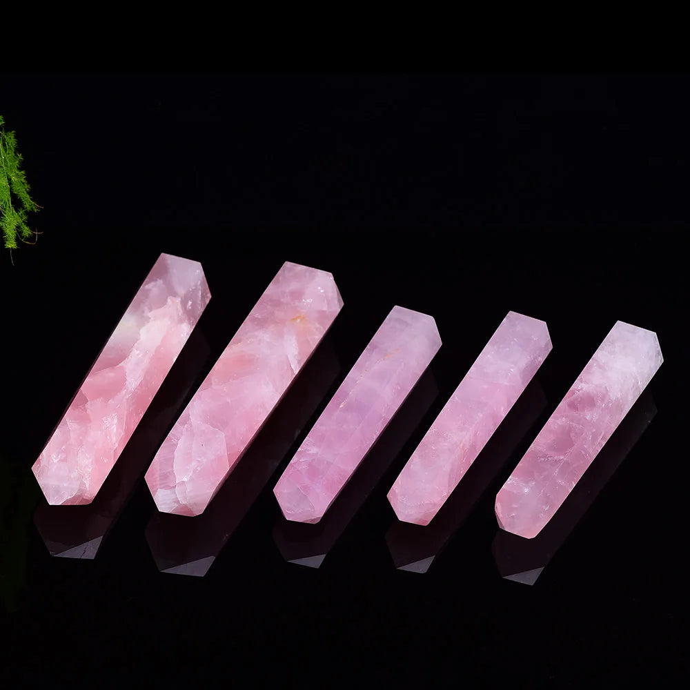 Large Natural Rose Quartz Crystal Point - 11cm-20cm