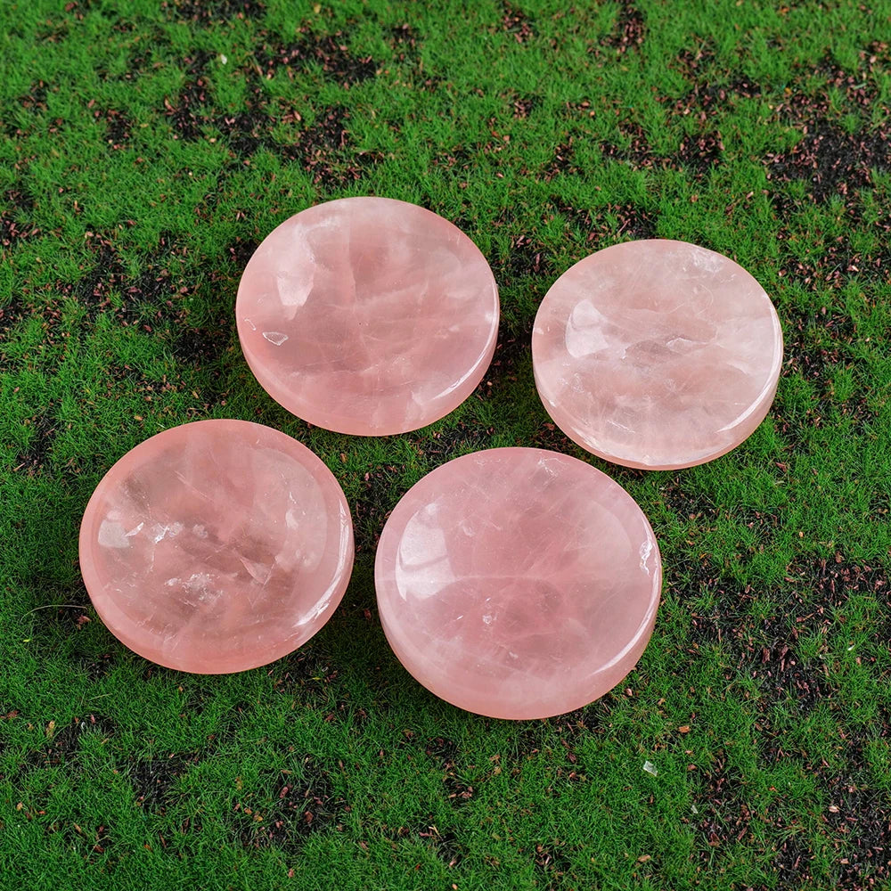 Rose Quartz Crystal Trinket Dish