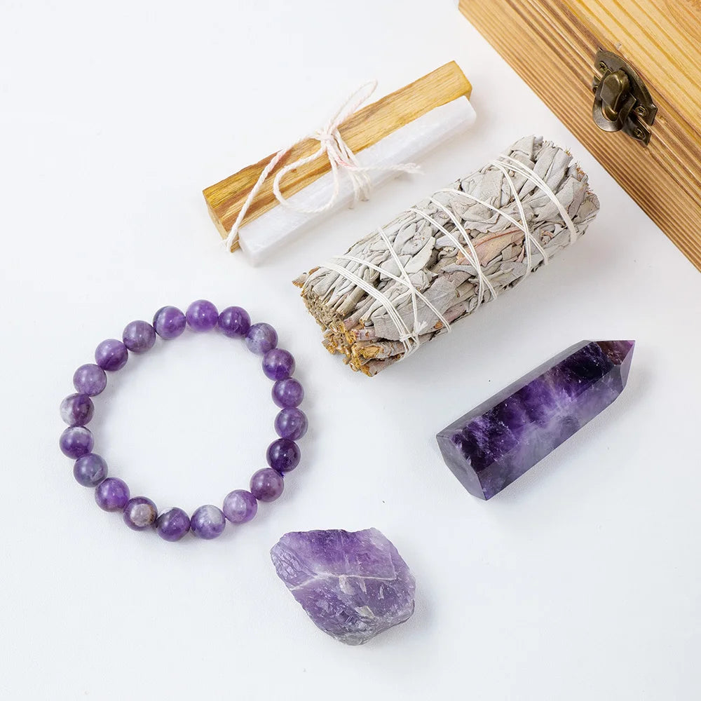 Crystal Healing and Smudging Divination and Witchcraft Gift Box