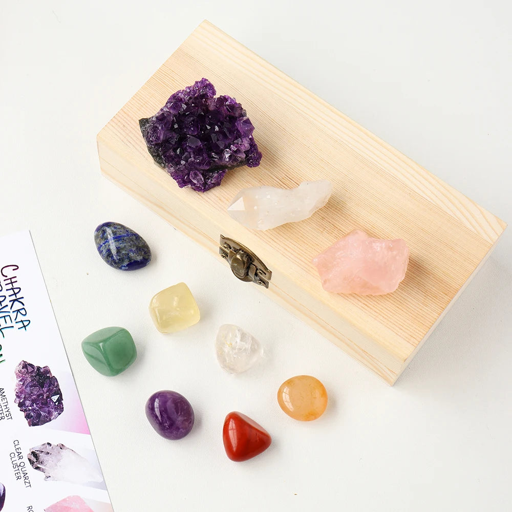 Chakra Crystal Travel Collection Set