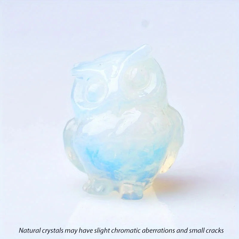 Crystal Carved Owl 3.5cm