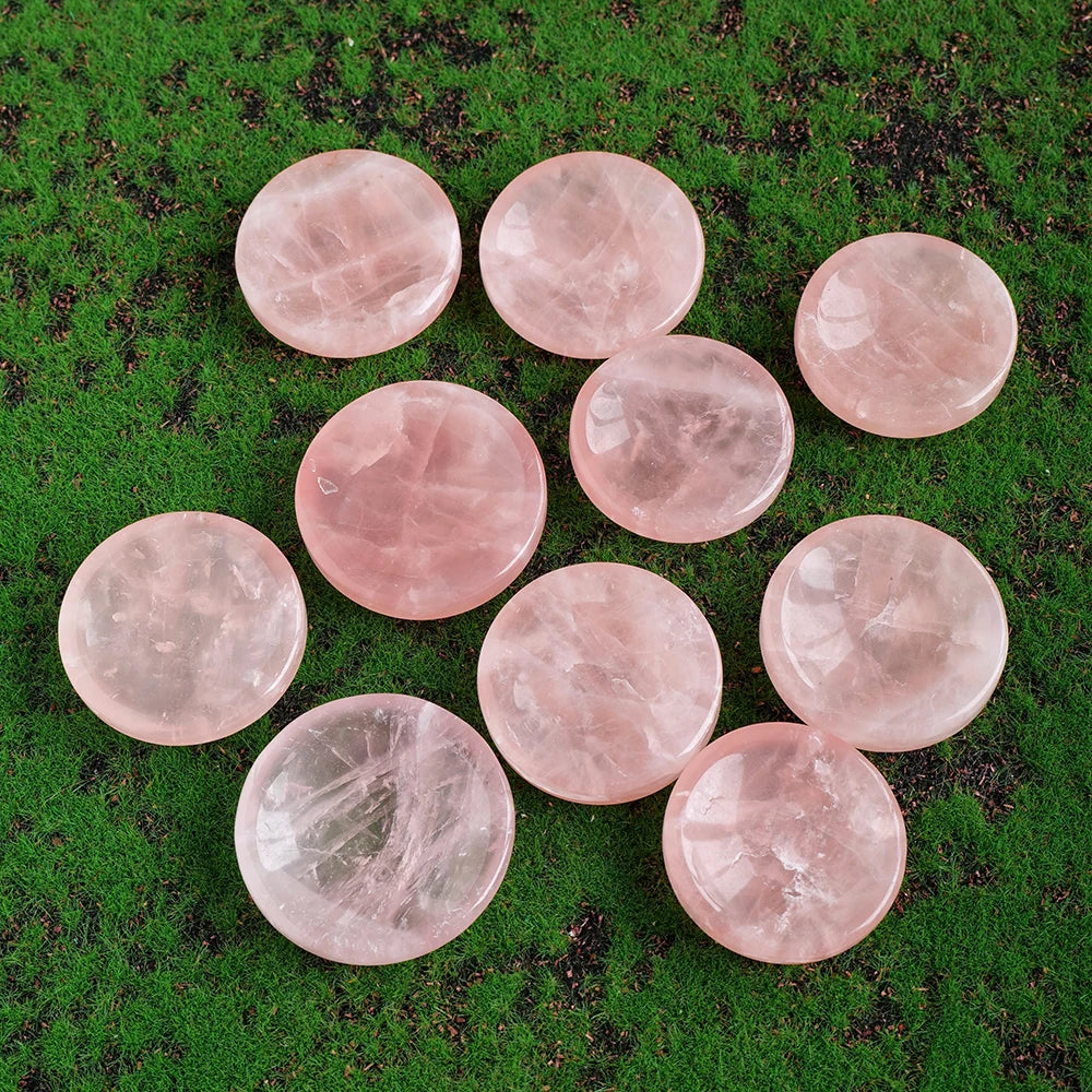 Rose Quartz Crystal Trinket Dish