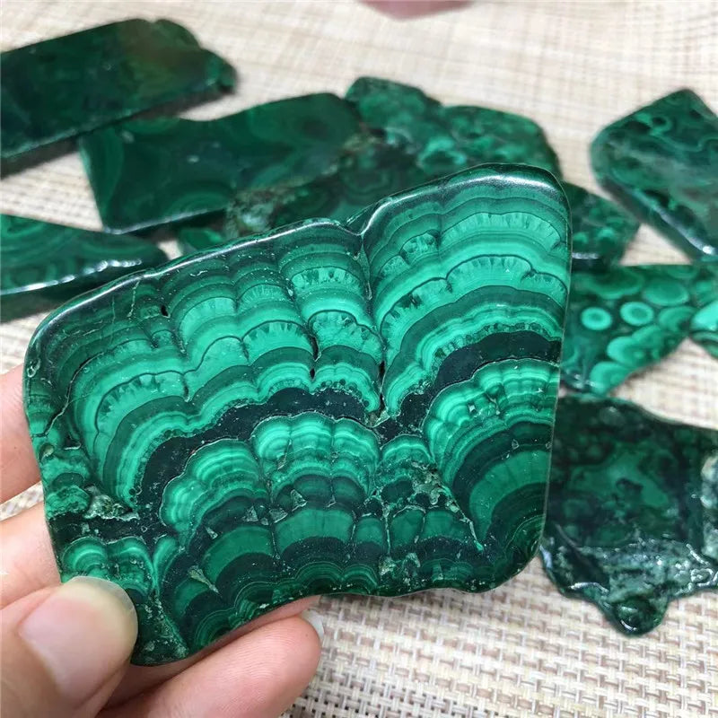 Natural Malachite Slice