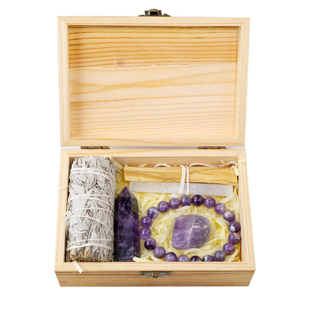 Crystal Healing and Smudging Divination and Witchcraft Gift Box