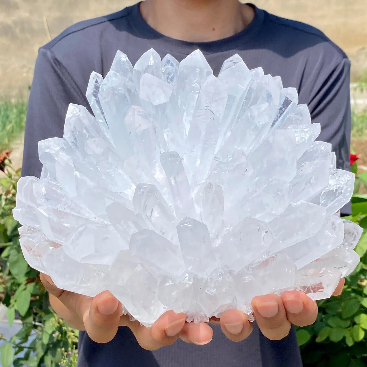 Statement Natural Clear Quartz Crystal Cluster 100g-7.5kg