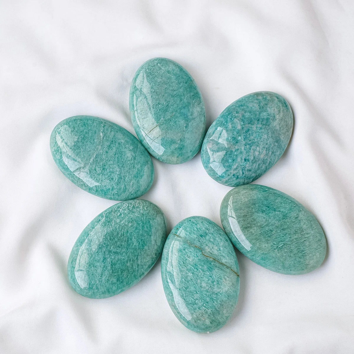 Natural Amazonite Palm Stone