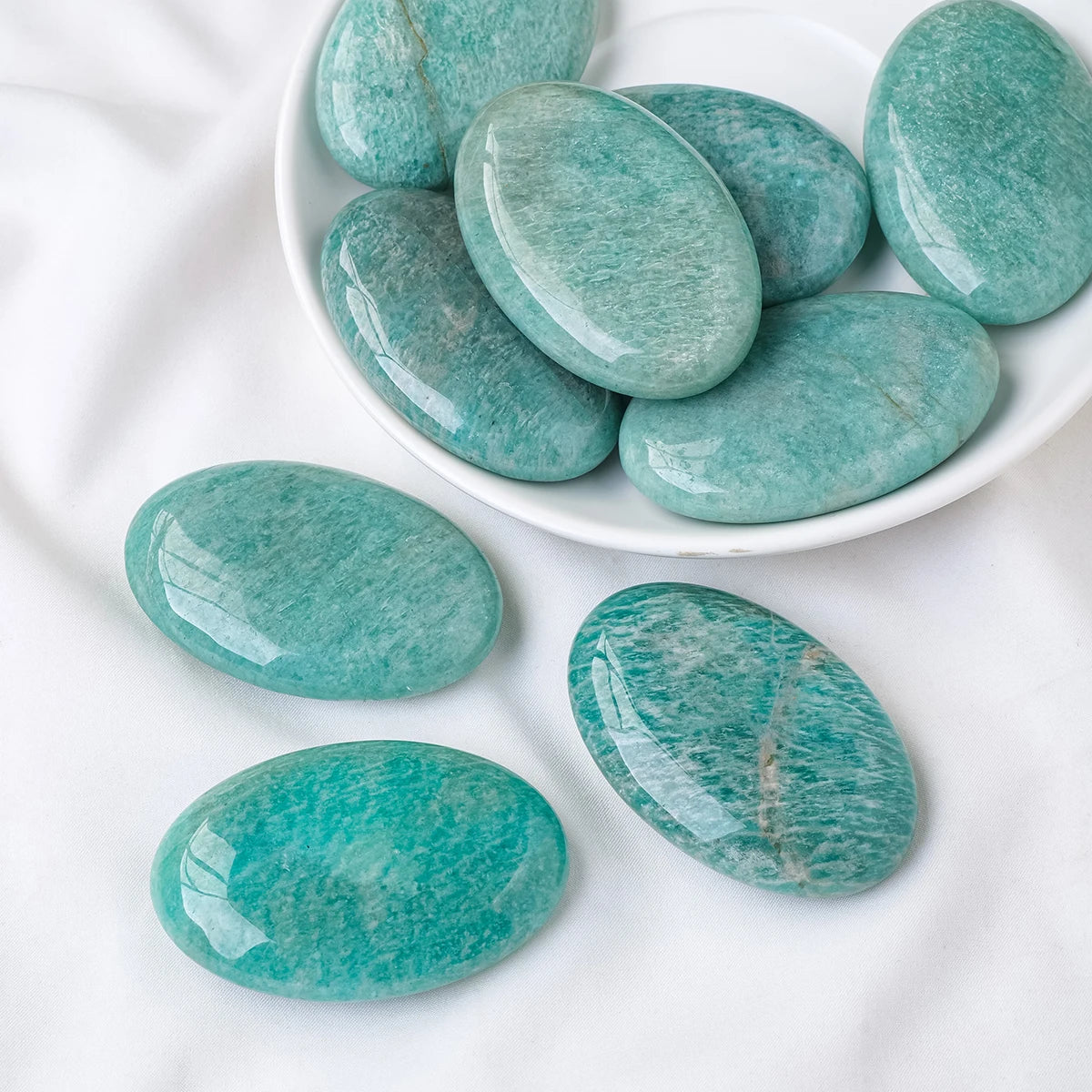 Natural Amazonite Palm Stone