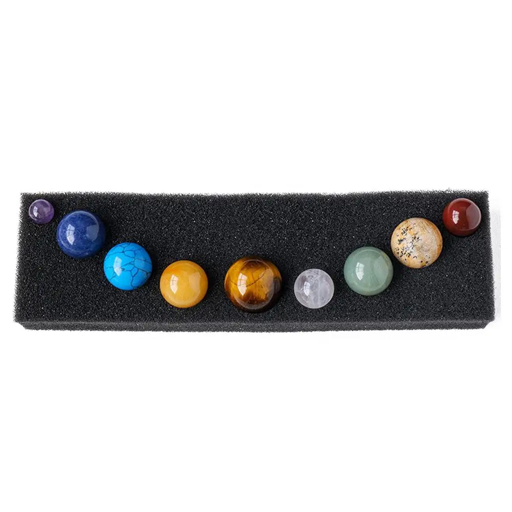 Natural Crystal Solar System Planets Gift Set