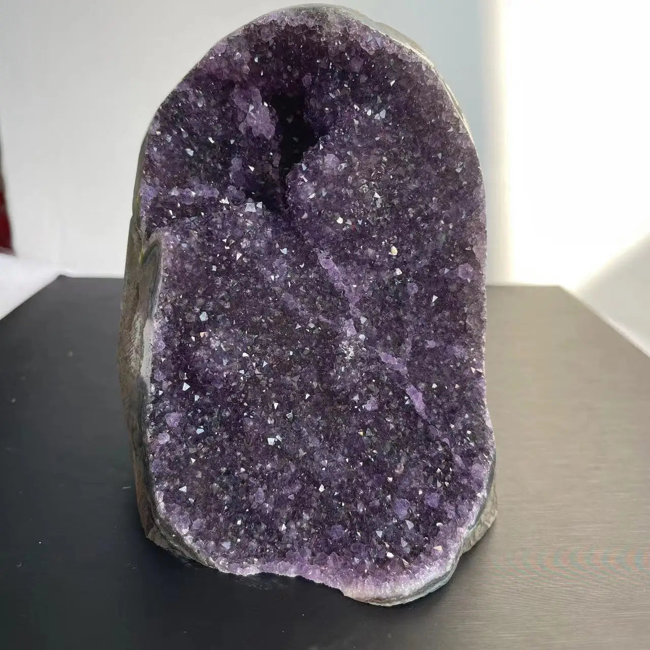 Irregular Statement Natural Raw Amethyst Crystal Quartz Cluster 300g-1.8kg