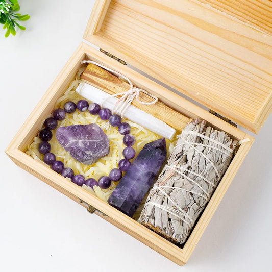 Crystal Healing and Smudging Divination and Witchcraft Gift Box