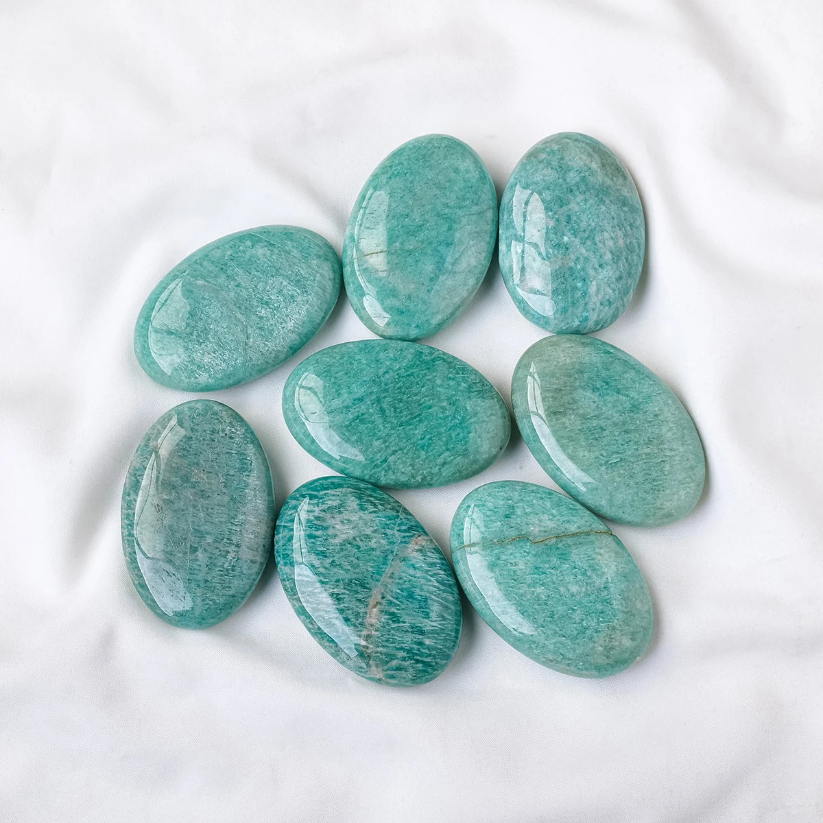 Natural Amazonite Palm Stone