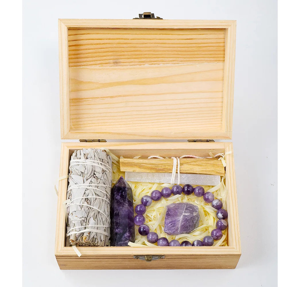 Crystal Healing and Smudging Divination and Witchcraft Gift Box