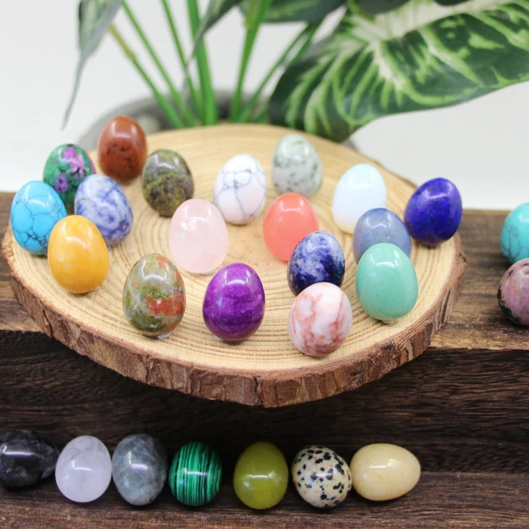 Mini Egg Stone Healing Crystal 15x20mm