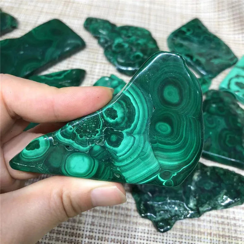 Natural Malachite Slice