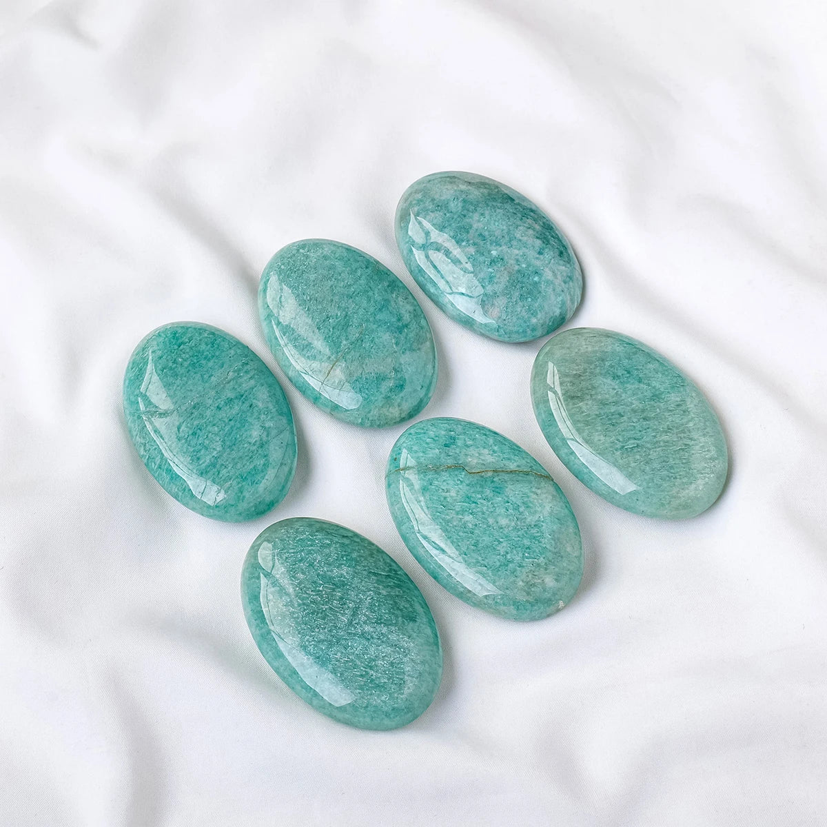 Natural Amazonite Palm Stone