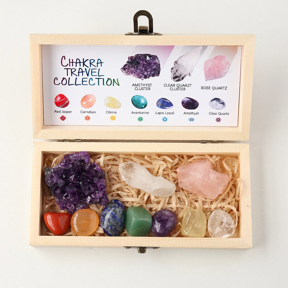 Chakra Crystal Travel Collection Set