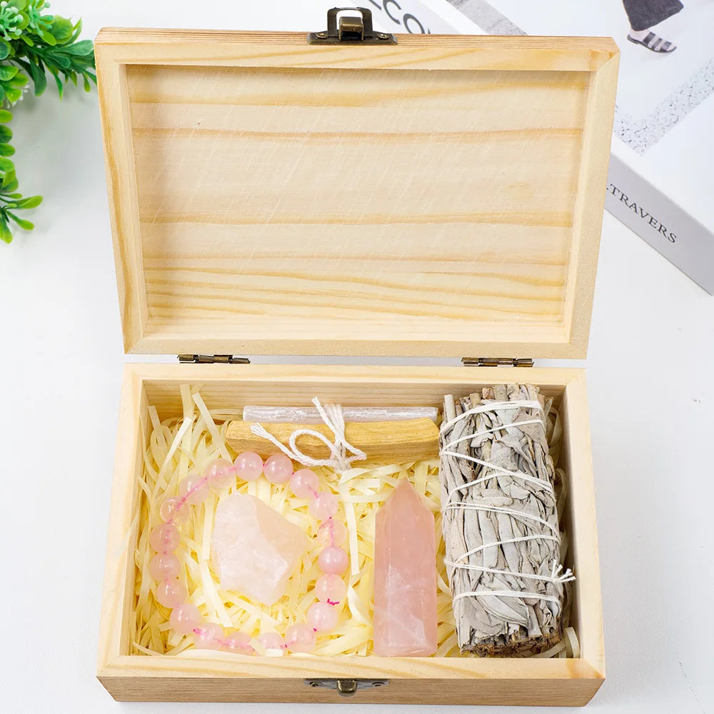 Crystal Healing and Smudging Divination and Witchcraft Gift Box