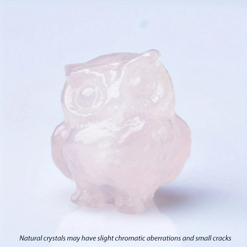 Crystal Carved Owl 3.5cm