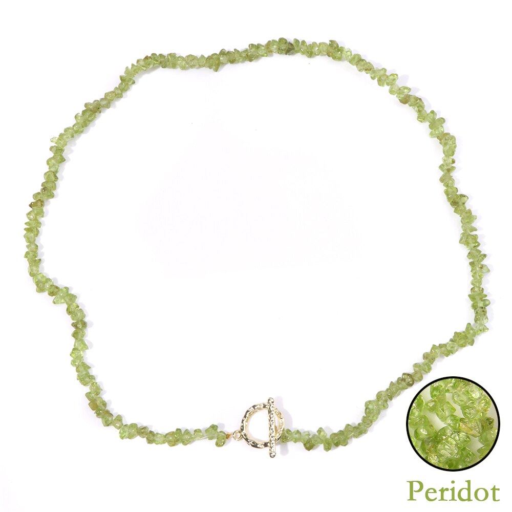 Natural Crystal Chip Interchangeable Choker Necklace/Bracelet