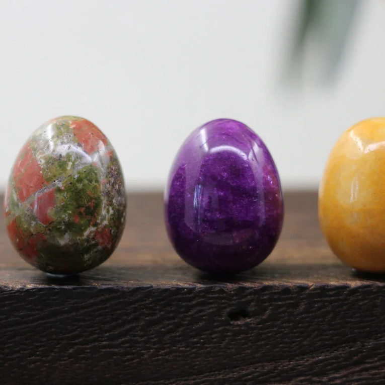 Mini Egg Stone Healing Crystal 15x20mm