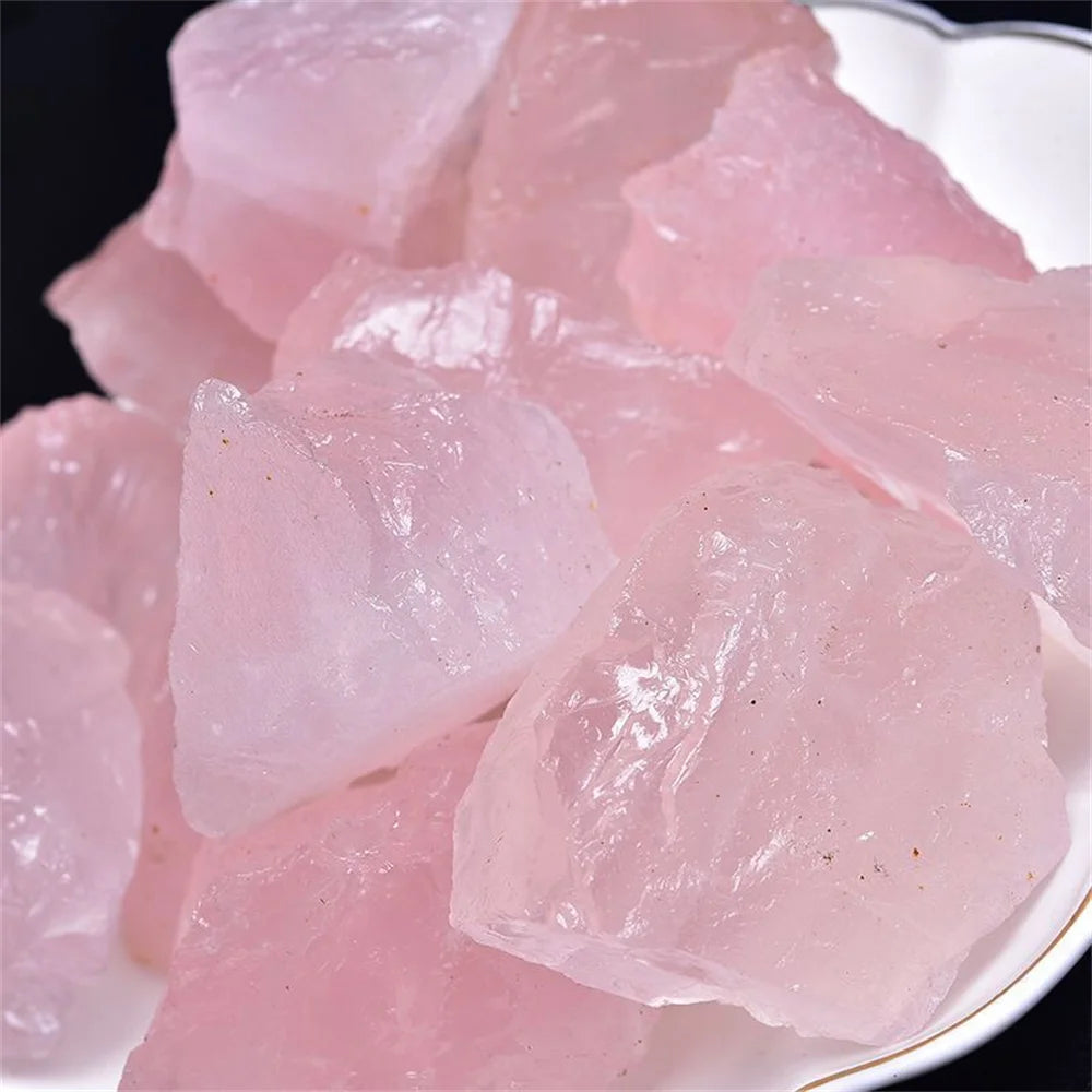 Natural Rose Quartz Raw Crystal