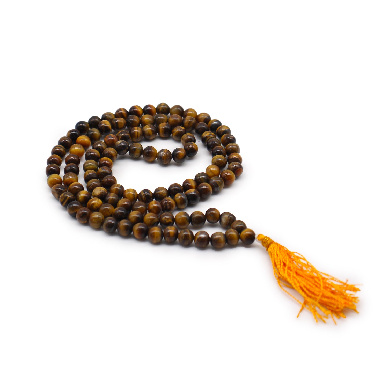 108 Bead Mala - Tiger Eye