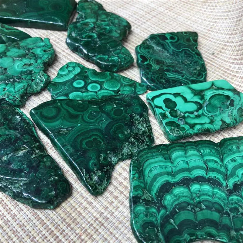 Natural Malachite Slice