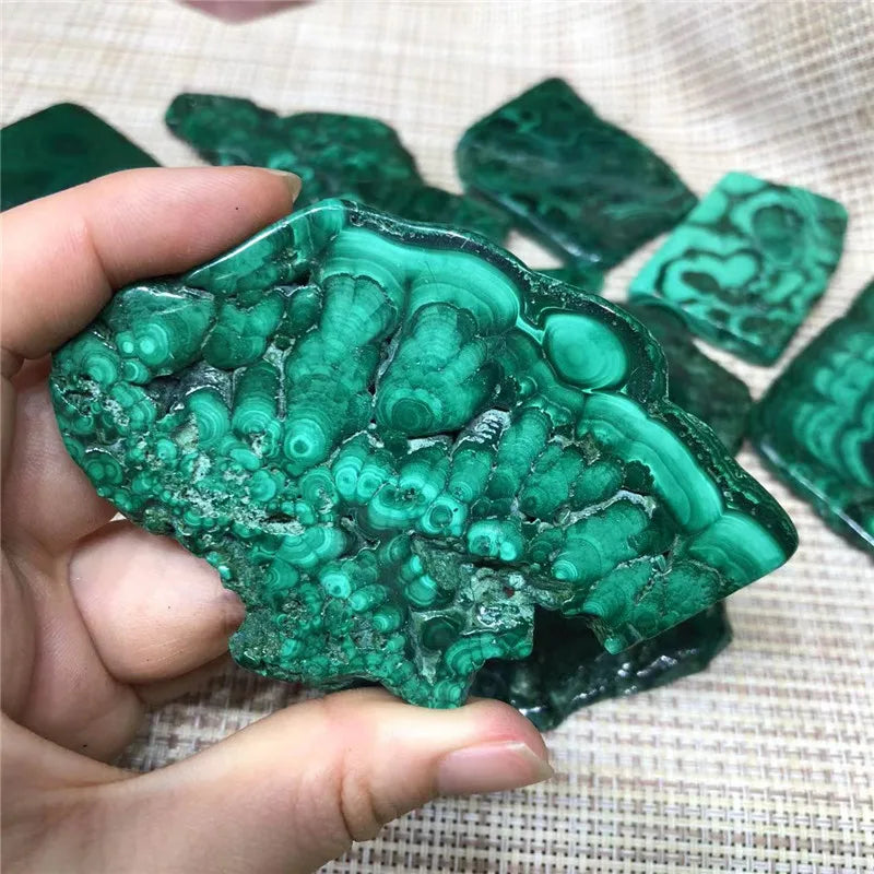 Natural Malachite Slice