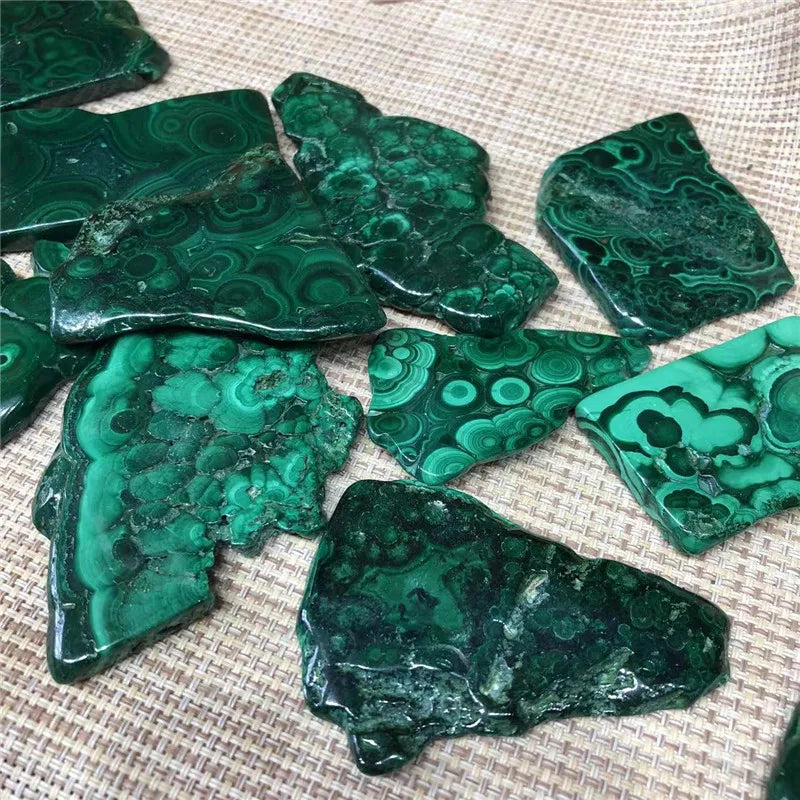 Natural Malachite Slice