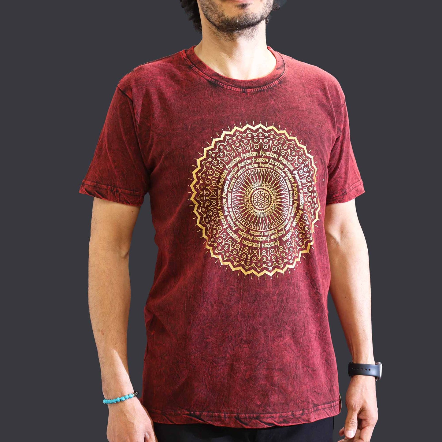 Stonewashed Nomad Sari Unisex T-Shirt