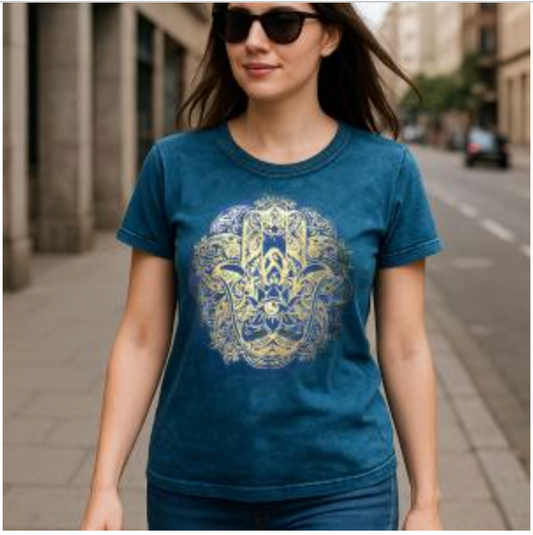 Stonewashed Nomad Sari Unisex T-Shirt