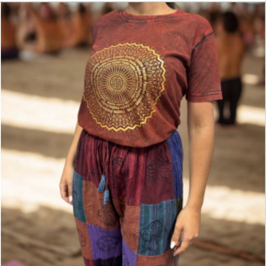 Stonewashed Nomad Sari Unisex T-Shirt